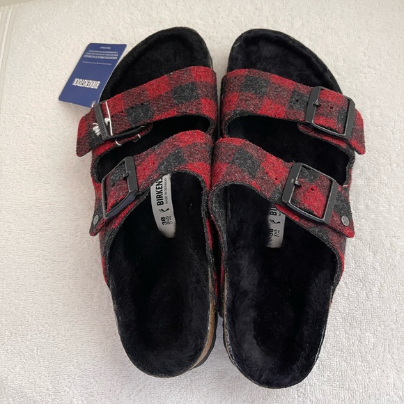 NWT Birkenstock Arizona Shearling Sandal - Picture 4 of 11